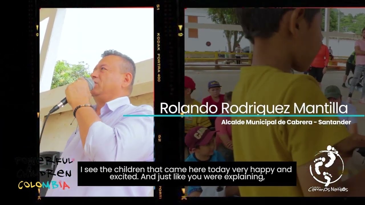 Still from the Pedalea con Conciencia launch event film